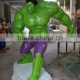 alibaba wholesale promotion resin craft polyresin life size hulk statue