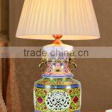 Gold Color Fasion Design Porcelain Studio Table Lamp thumbnail-2