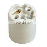 CE RoHS Certificated E26 E27 Glazed Ceramic Lampholder With Cable thumbnail-5