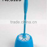 New Design PP Material Toilet Brush Plastic Cleaning Brush Sets With Holder thumbnail-1