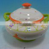 Big Easter Chicken Ceramic Soup Pot thumbnail-1