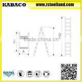 2015 Hot Sell Double Aluminum Telescopic Ladder thumbnail-2