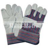 NMSAFETY Cow Split Leather Glove Patch Palm Safety Glove thumbnail-1