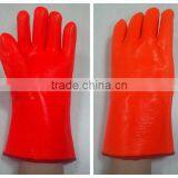 DDSAFETY 2017 Fluorescence Orange PVC Safety Glove thumbnail-2