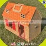 Wholesale Fashion Wooden Girls Doll House Popular Wooden Girls Doll House W06A122 thumbnail-6