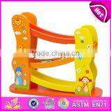 2017 New Design 3 Levels Kids Cartoon Wooden Toy Race Track W04E051 thumbnail-3