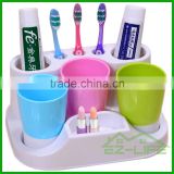 2017 suction cup organizer bathroom toothbrush holder with cup