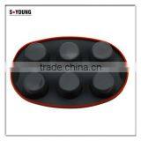 10111 6pcs Cups Shape Silicone Cake Mold thumbnail-2