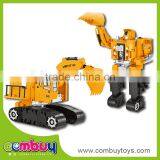 Hot Selling Educational Deformation Model Set Metal Excavator Toy thumbnail-1