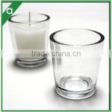 white Luxury customized Candle Glass for gifts