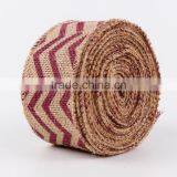 MSD 2016 Woven Jacquard 2.5 Inch Wide Natural Jute Ribbon thumbnail-5
