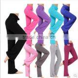 Wholesale Women Breathable Women Wide Leg Bamboo Yoga Pants thumbnail-6