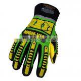 CE 4543 Oil and Gas Cut Proof PVC Dotted High Impact Resistant Safety Gloves thumbnail-2