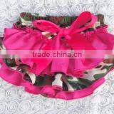 Baby Christmas Bloomers, Baby Satin Ruffle Bloomers thumbnail-6