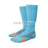 Non-Slip Woolen Knee High Toe Socks thumbnail-3