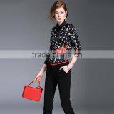 Maxnegio Long Sleeve Latest Blouse Office Printed Designs thumbnail-6