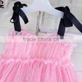 MGOO Special Design Bow Shoulder Girl Shinning Princess Dress Children Kids Star Infant Vestidos 6706 thumbnail-3