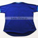 Custom Made Dry Fit Men's Polyester Vintage MLB Baseball Jersey Tee ,OEM Design V Ribbed Neckline Striped Baseball Tee thumbnail-2