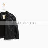 Manufacturer Price Custom Motorcycle Kids Leather Jacket Boys thumbnail-3