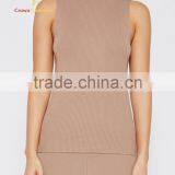 Women Winter Knit Cashmere Sleeveless Sweater Pullover thumbnail-1