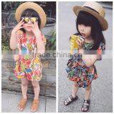 New 2017 Wholesale Fashion Summer Girls Cotton Trousers 1-6years thumbnail-1