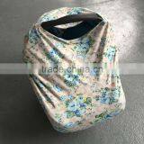 Infant Baby Car Seat Cover Rayon Nursing Cover Car Seat Canopy Polka Dot Baby Canopy Stretchy Car Seat Cover thumbnail-4