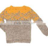 100% Wool Pullover Sweater o Neck Knitting Machine Sweater thumbnail-3
