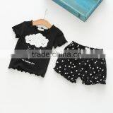 Summer Printing T-shrits and Shorts Girls Casual Kids Clothing Sets thumbnail-6
