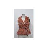 Faux Fur Vest, Fake Fur Vest, Artificial Fur Vest AR-8815 thumbnail-1