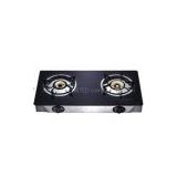 Automatic Ignition Kitchen 2 Gas Burner Stove FJ-G304 with 7mm Tempered Glass