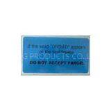 Personalized Printed Adhesive Labels / Sealing Security Labels For Protection