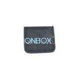 Recyclable Black Velvet Stitching Jewellery Pouches , Mini Jewelry Bags for Earring thumbnail-1