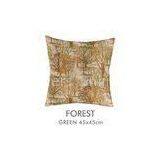 45x45 cm Forest Jacquard Pillow Cover 100% Polyester For Chair Sofa