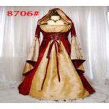 MEDIEVAL COSTUME WITH HOODED