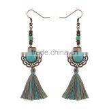 XP-TE-2149 Bead Woman Design Morocco Tassel Earring thumbnail-1