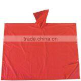 Polyester coated PVC wind, waterproof rain poncho