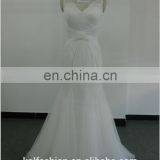 EBX-3 V-neck simple designs wedding dress