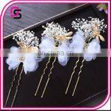 Wholesale Women Types of Hair Pins With Natural Flowers thumbnail-1