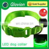 Electronic dog collar glovion reflective dog collar glow in the dark dog collar