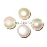 Fresh Water Pearl for Rings, Flat Back, Weight Approx 1.85 Grams, Size 8x12mm. thumbnail-1