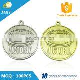 Custom Design Round Cheap Metal Victory Gold Silver Medal thumbnail-1