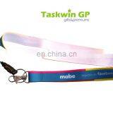 Full Color Printing Polyester Lanyard Cheap Custom Whistle Lanyard With Cell Phone Hoop