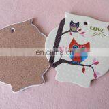 Unique Design Heatproof Ceramic Plate Mat With Cork Backing thumbnail-2