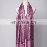 Cashew Flower With Wire Line Viscose Jacquard Pashmina Shawl & Scarf 70*180cm Add 2*10cm Fringe Good Quality thumbnail-4