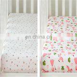 Baby Crib Sheets Jersey Cotton 100% Printed Brushed Stock