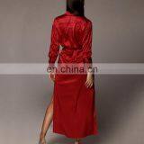 Hot Selling Sexy Dress Woman Clothing Latest Design Long Sleeve Long Dresses thumbnail-3