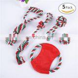 Christmas Gift Interactive Pet Dog Toys Set Wholesale Dog Toy Christmas Rope thumbnail-2