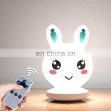 Led Rabbit Night Light USB for Children Baby Kids Gift Animal Cartoon Decorative Lamp Bedside Bedroom Living Room thumbnail-2