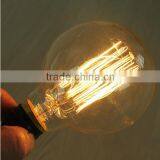 E27 Screw Vintage Filament Globe Light Bulb G95 Edison Bulb thumbnail-1
