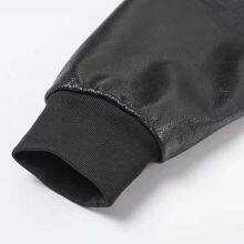 Men's Cowhide Baseball Jacket thumbnail-4